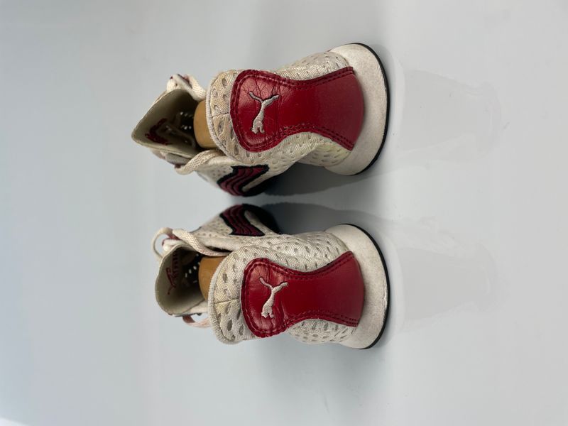 Puma Y2K Vintage Speedcat Sneakers Size 42 White Red vrrrrrr фото