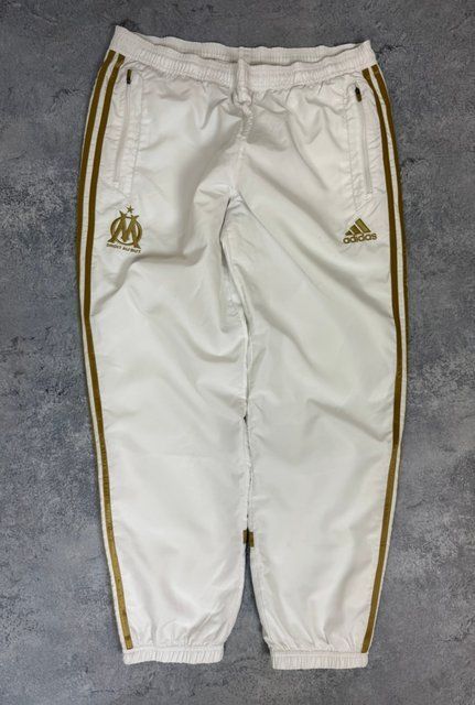 Adidas Marseille Vintage Track Pants, White, XL