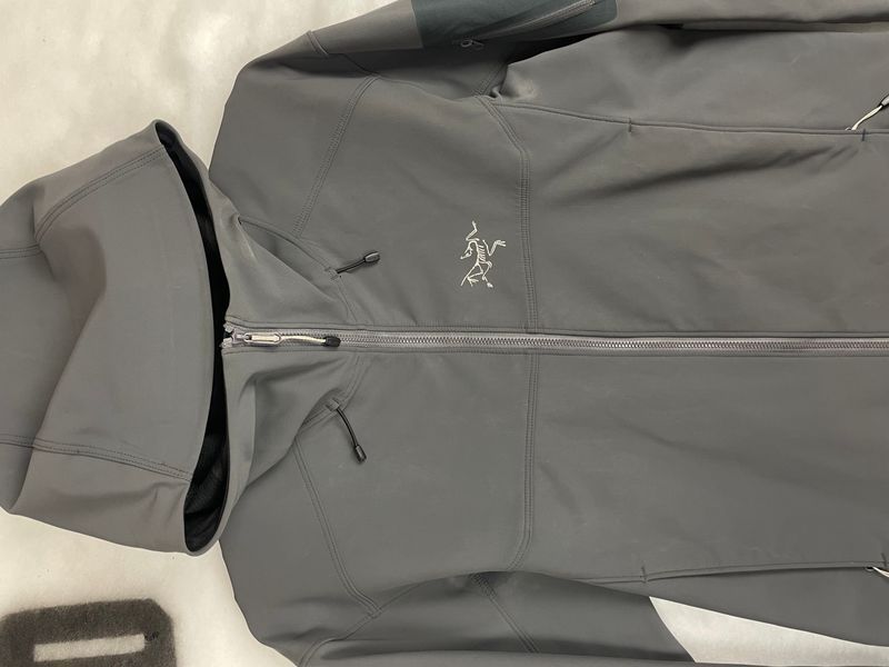 Arcteryx Soft Shell Jacket Men&rsquo;S Grey Size S-M aaaaa фото